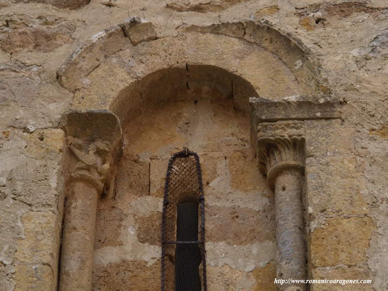 DETALLE DEL VANO DEL HASTIAL DE PONIENTE
